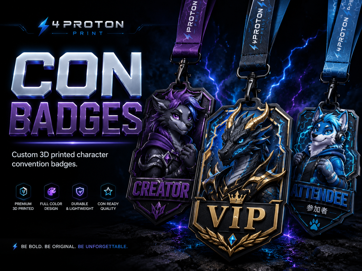 Con Badges